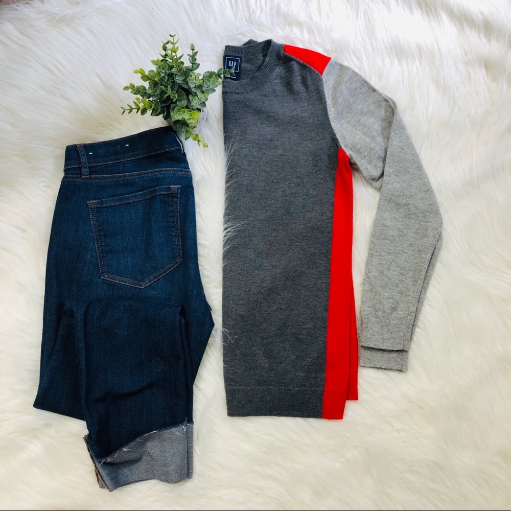 EUC GAP Color Block Sweater